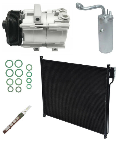 AC Compressor Kit With Condenser for Ford Excursion 5.4L (2000–2004)