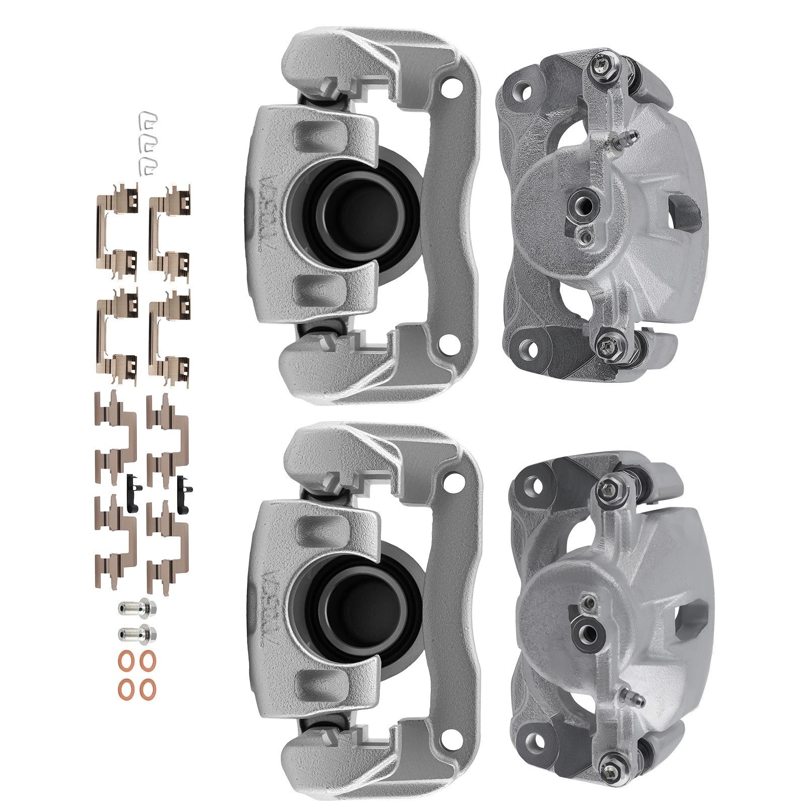 Front Rear Disc Brake Calipers with Bracket for Toyota Avalon Camry Solara (2010–2012)