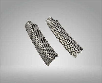 2pc Perforated Stainless Steel Side Vent Grilles for Chevy Corvette C4 (1991–1994)