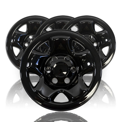 16 Inch Gloss Black Wheel Skins for Toyota Tacoma (2005–2021) PreRunner 4x4