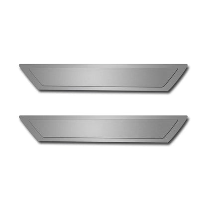 Door Sill Trim Kit Polished Stainless with Brushed Insert for Corvette (2005–2013)