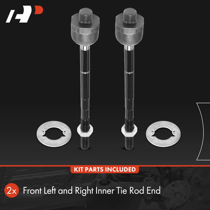 2X Front Inner Tie Rod Ends for Chevrolet Colorado GMC Canyon (2004–2005)