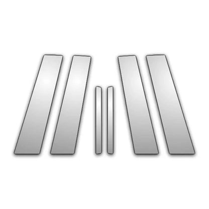 6Pc Chrome Pillar Post Covers for 04-10 Dodge Durango - P2616