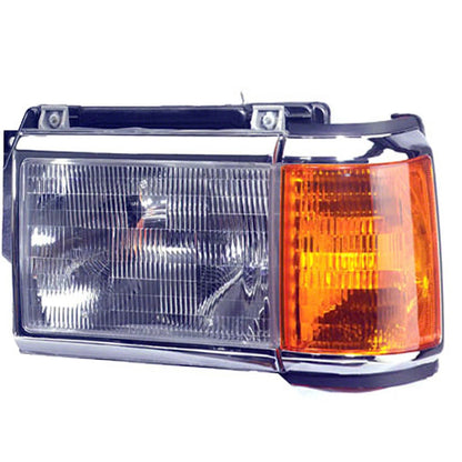 Driver Side Head Light Assembly Replacement w Chrome Trim for Ford Explorer (2011–2019)