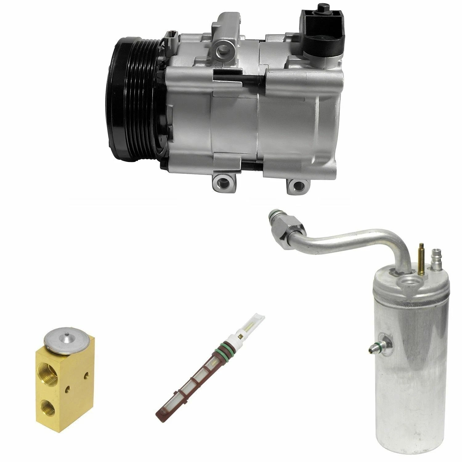 A C Compressor Kit Replacement for Ford Excursion 5.4L 6.8L (2002–2005)
