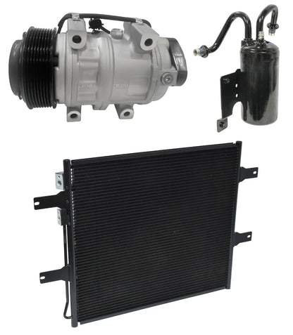 A C Compressor Kit W Condenser for Dodge Ram 3500 5.9L (2006–2006)