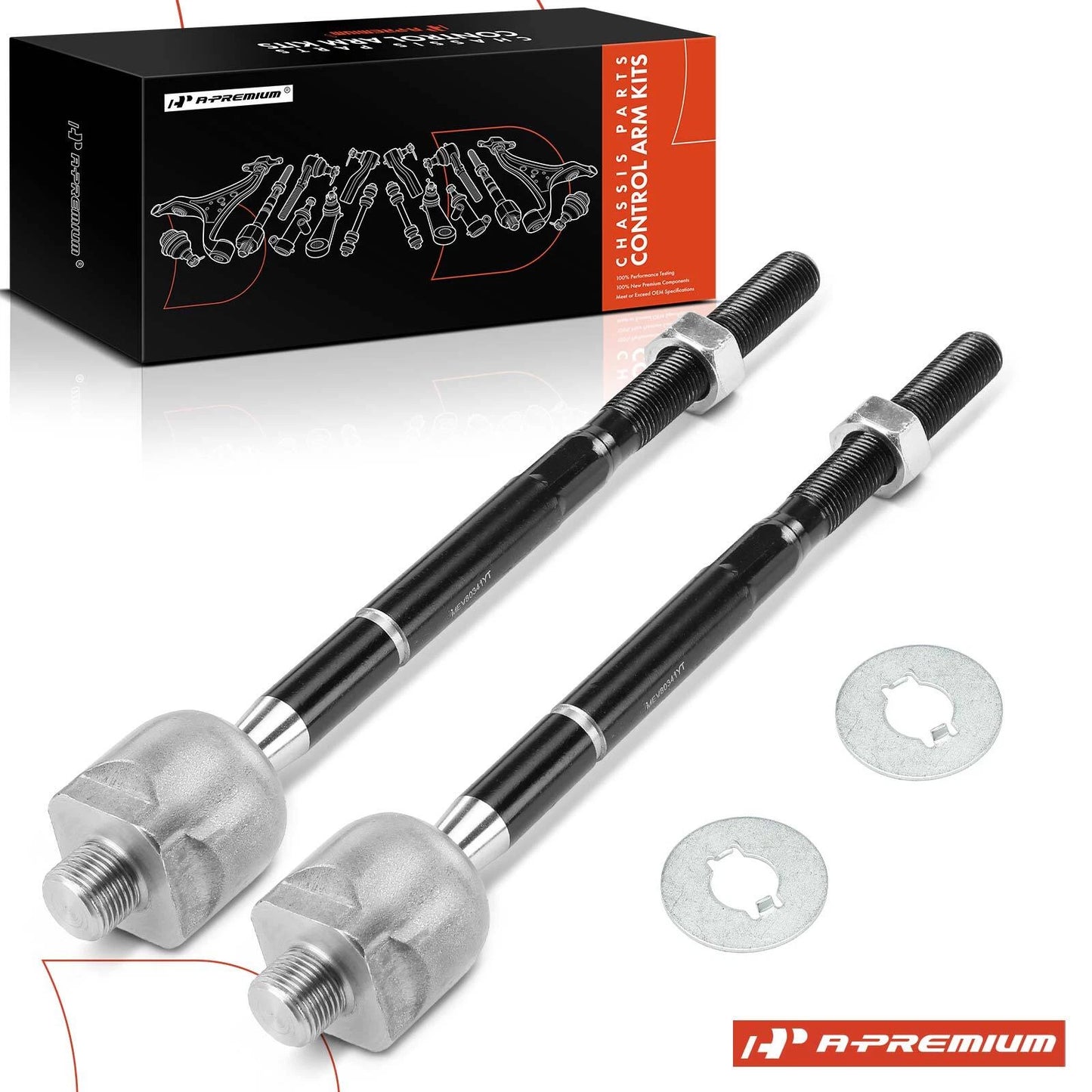 2X Front Inner Tie Rod for Chevy Colorado GMC Canyon (2004–2006)