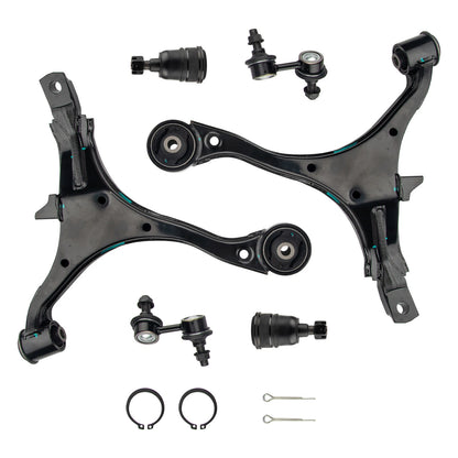 Front Lower Control Arm Ball Joint Sway Bar Tie-Rod for Honda CR-V (2002–2006)