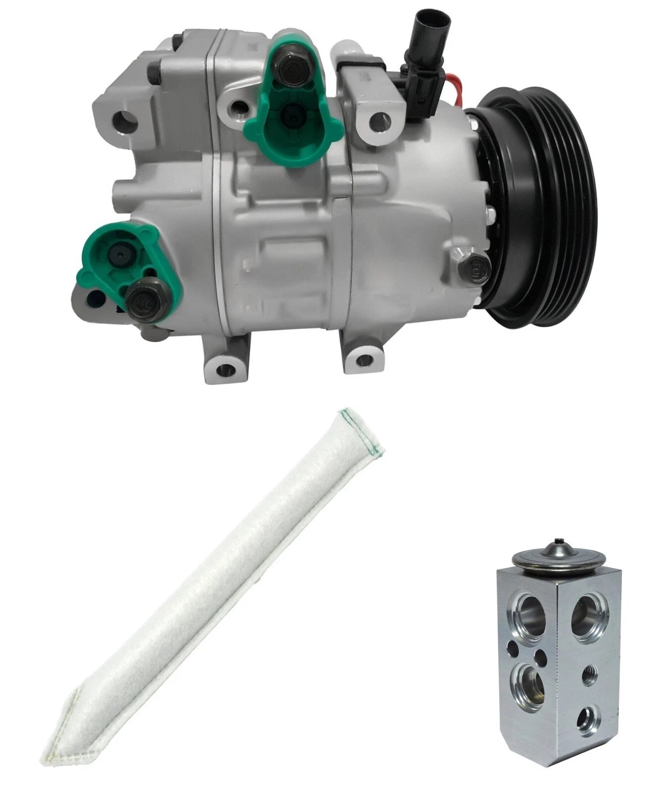 A/C Compressor Kit Replacement for Hyundai Accent 1.6L (2008–2011)