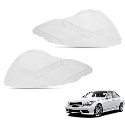 Headlight Lens Cover for Mercedes-Benz E-Class (2009–2013) A2128209661 Clear