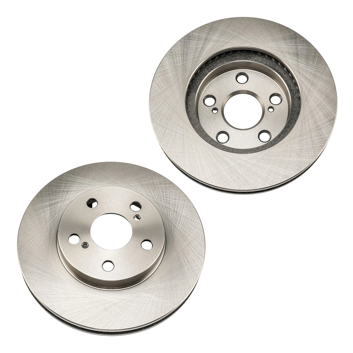 Front Disc Brake Rotors Pair for Toyota Prius (2010–2011) & Lexus CT200h (2011–2017)
