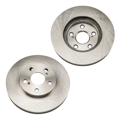 Front Disc Brake Rotors Pair for Toyota Prius (2010–2011) & Lexus CT200h (2011–2017)
