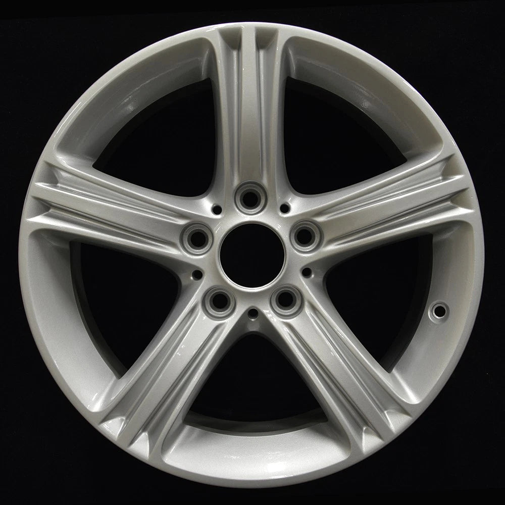 17x7.5 Factory Wheel Replacement 5 Spoke Bright Medium Silver for BMW 335i (2012–2014)