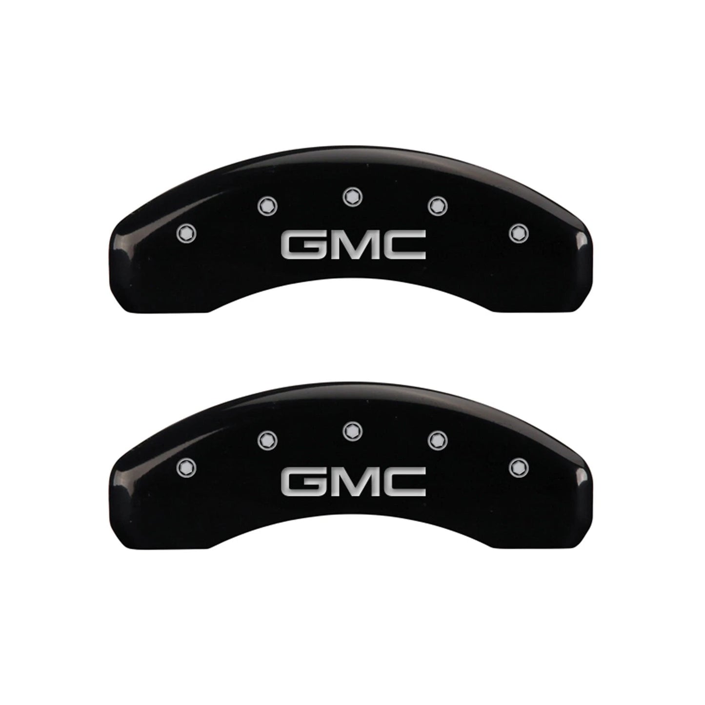 Front and Rear Black Caliper Covers Replacement for GMC Yukon (2015–2020)