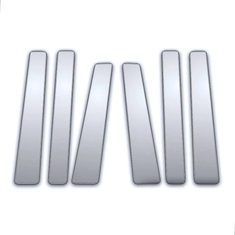 6Pc Chrome Pillar Post Covers Replacement for Toyota Sienna (2003–2010)