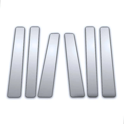 6Pc Chrome Pillar Post Covers Replacement for Toyota Sienna (2003–2010)