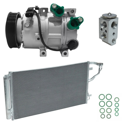AC Compressor Kit with Condenser for Hyundai Sonata 2.4L (2011–2014)