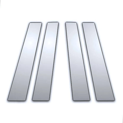 4Pc Chrome Pillar Post Covers Replacement for Ford Escort (1997–2002)