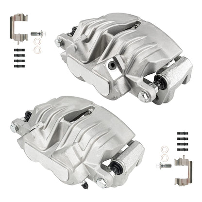 2x Front Brake Caliper with Bracket for Chevrolet Trailblazer (2002–2009)