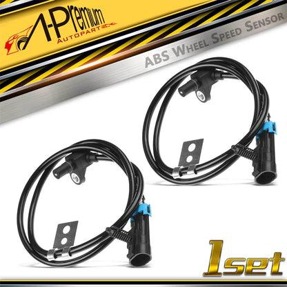 2X Front ABS Wheel Speed Sensor for Chevy Blazer, GMC Jimmy (1998–2005)