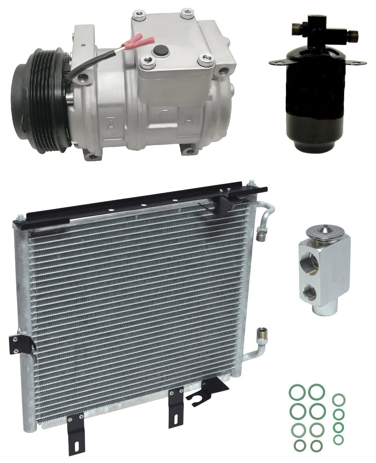 AC Compressor Kit w Condenser for BMW 325iX 2.5L (1988–1988)