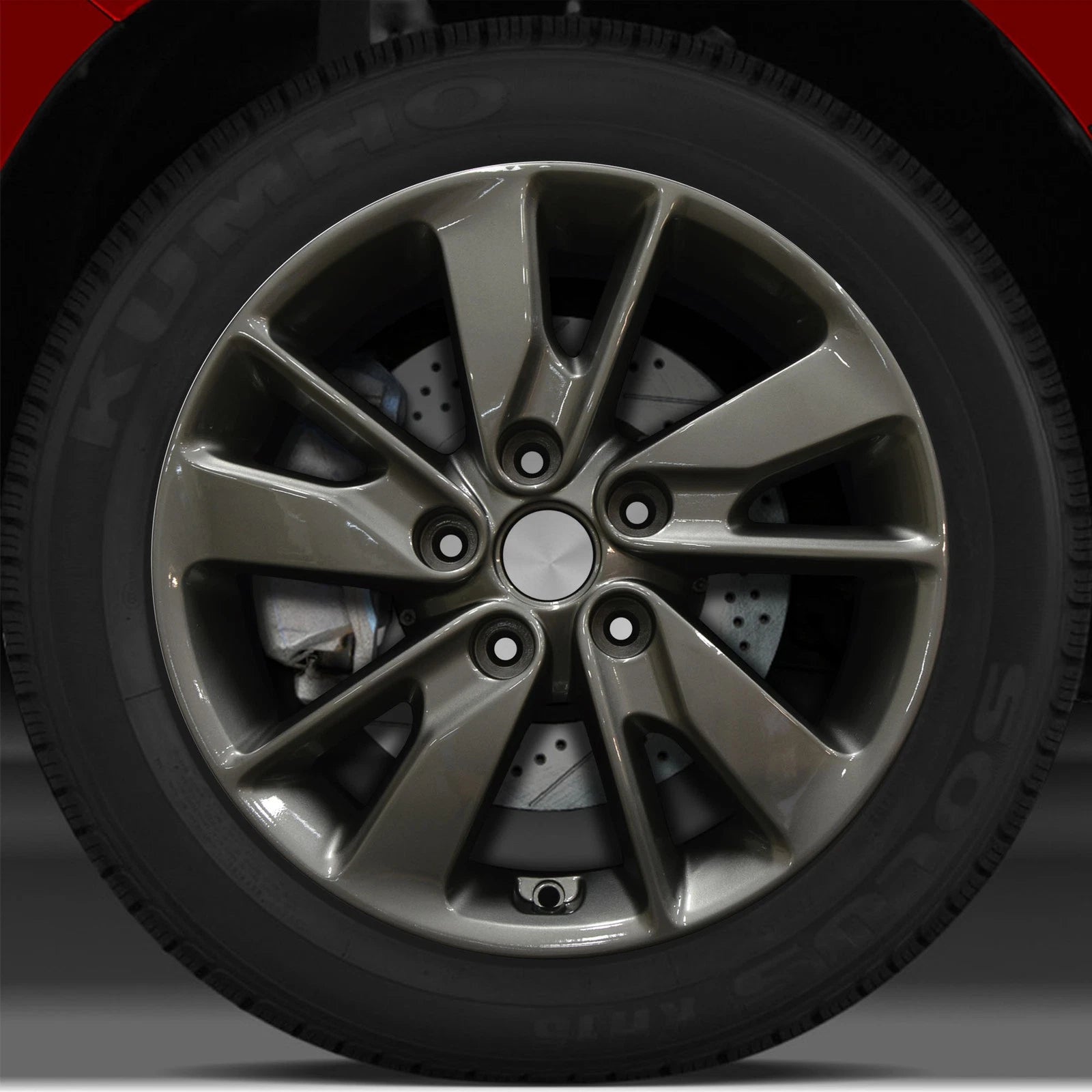 16x6.5 Factory Wheel (Brown Metallic Charcoal Full Face) for Kia Optima