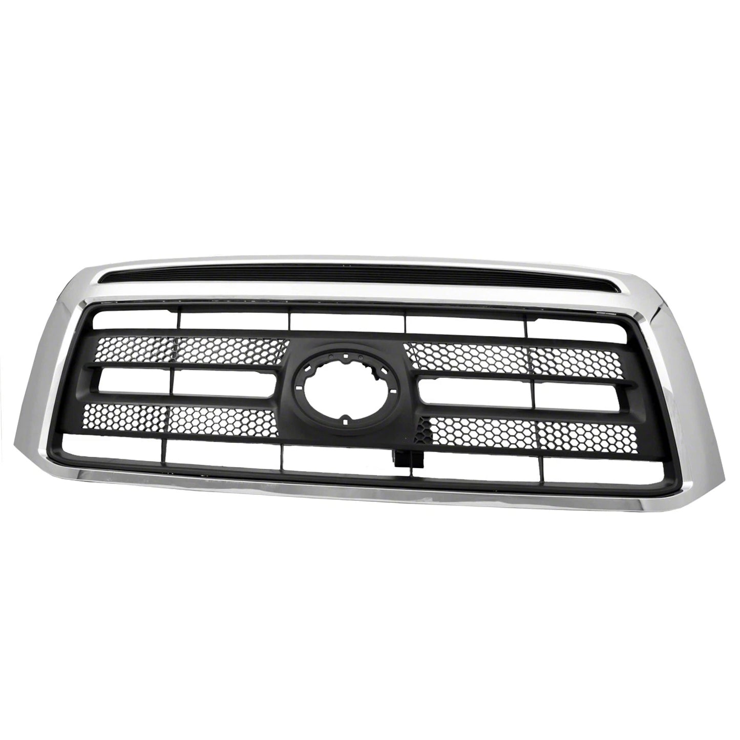 Front Grille Replacement Black Chrome Plastic for 2010–2013 Toyota Tundra
