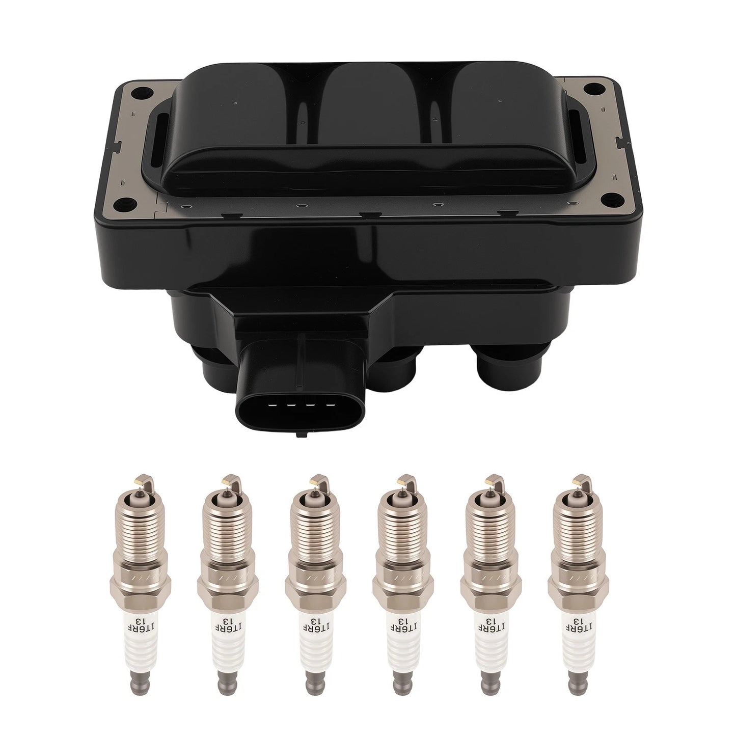 Ignition Coil & Spark Plug Set for Ford Explorer/Mountaineer (2006–2010)