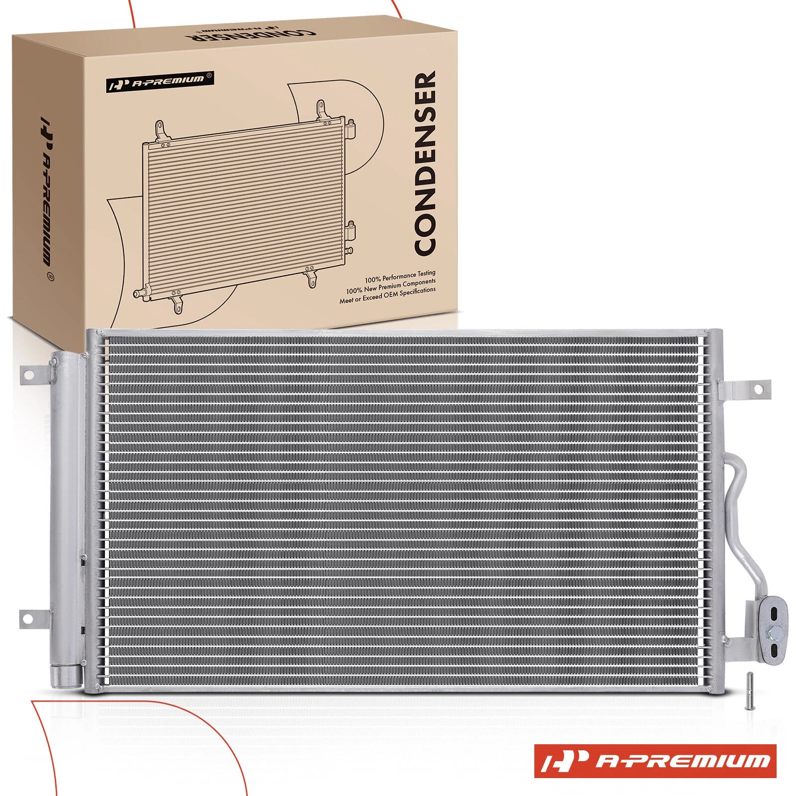 A/C Condenser with Bracket & Receiver Drier for Chevy Spark EV (2014–2016)