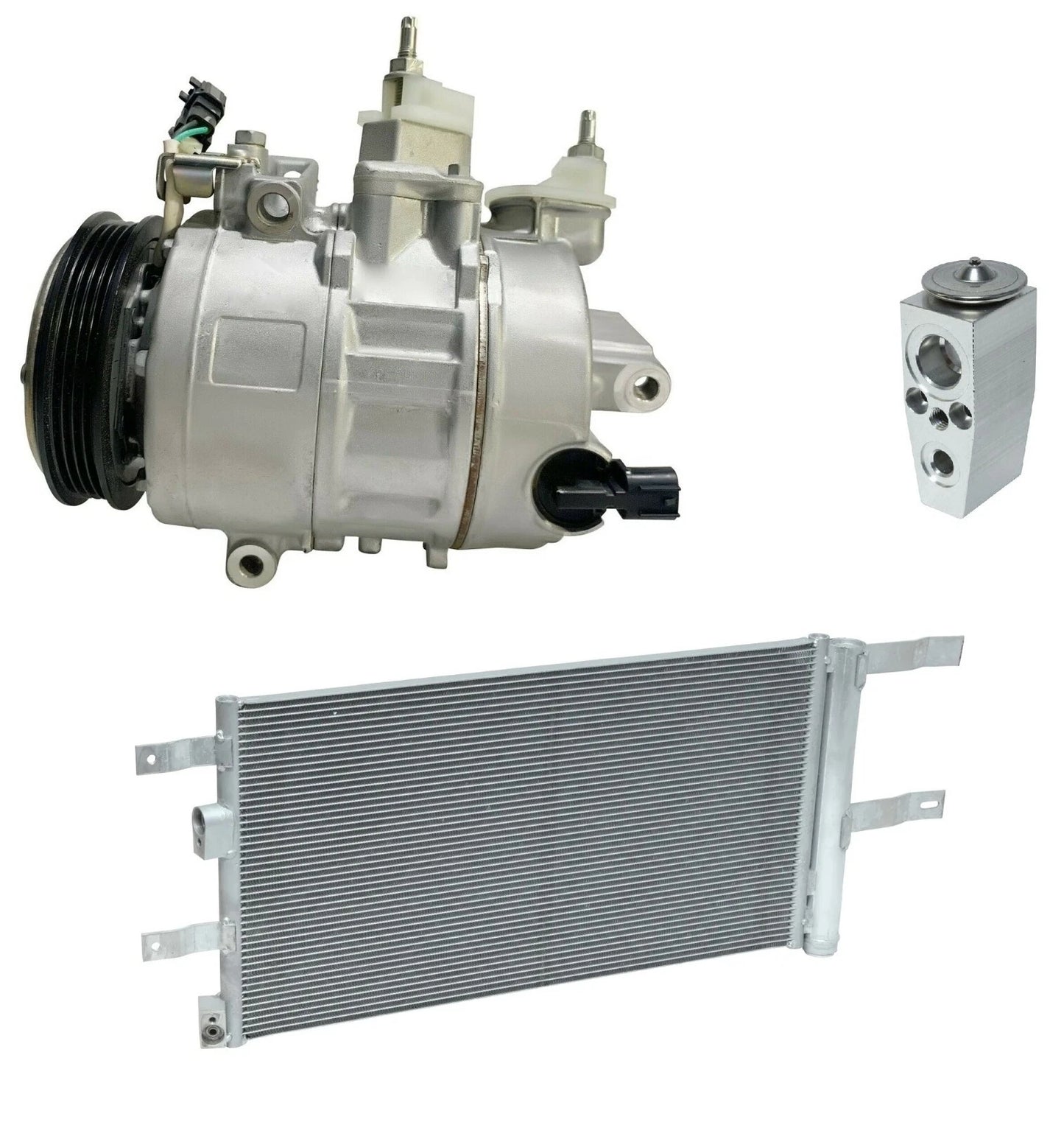 AC Compressor Kit With Condenser for Ford Fusion 2.7L (2019–2019)