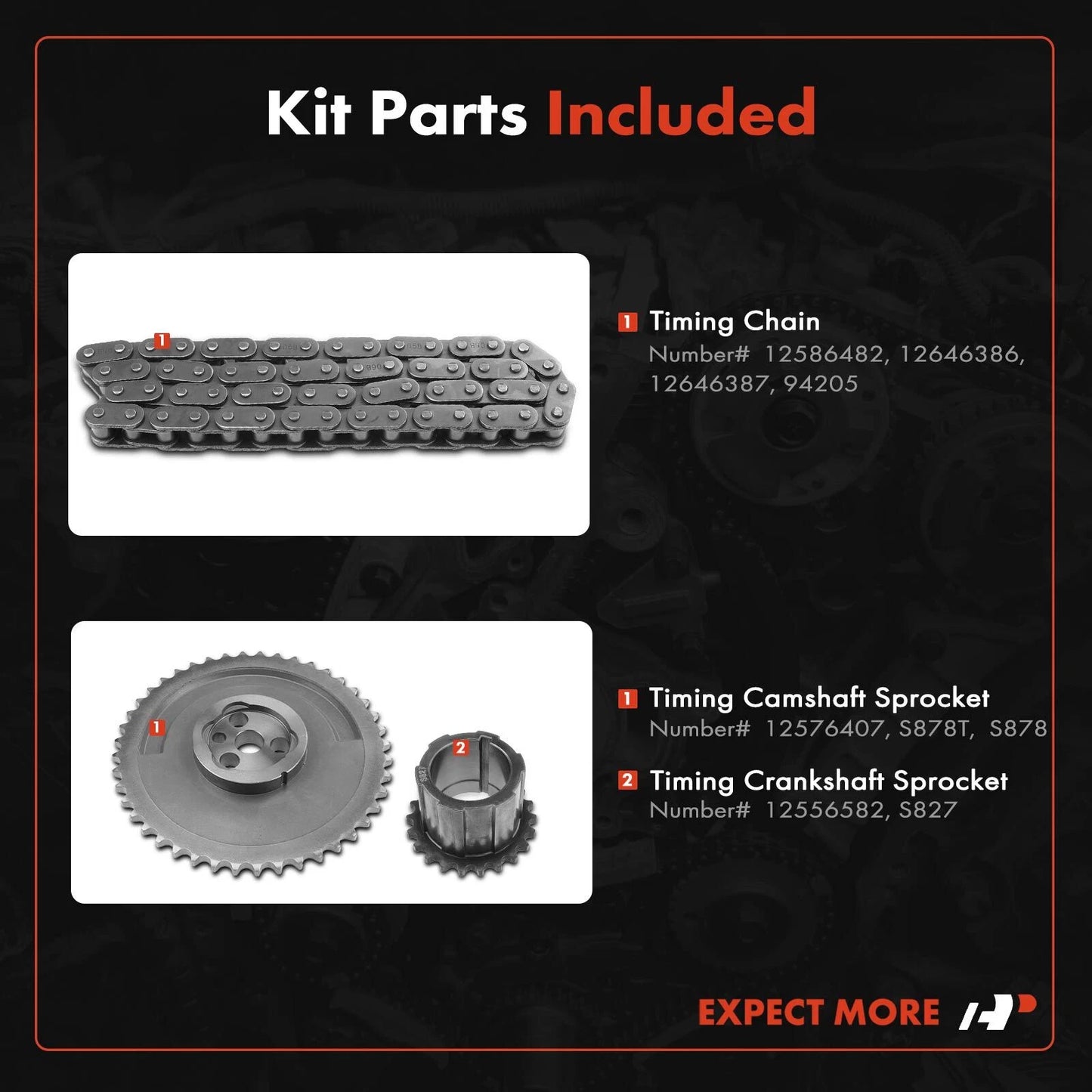 3X Timing Chain Kit for Chevy Silverado 1500 (2007–2013)