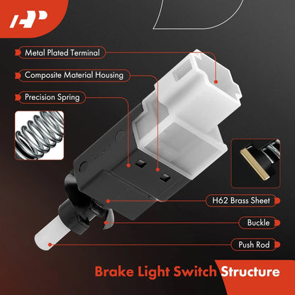 Brake Light Switch for Dodge Sprinter 2500 Freightliner Sprinter 3500 (2007–2018)