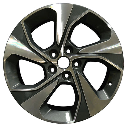 17x6.5 Factory Wheel Dark Charcoal Machined for Chevy Sonic (2012–2018)