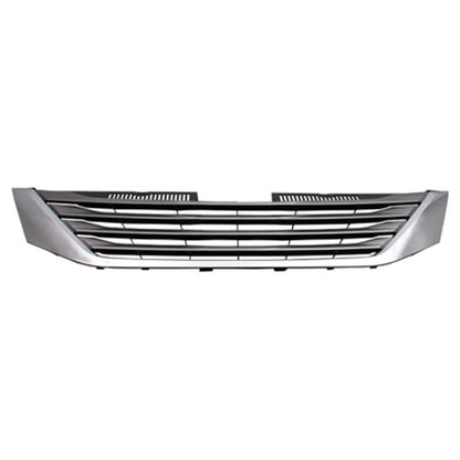 Replacement Gray/Silver Chrome/Painted Front Grille for 2011-2014 Toyota Sienna