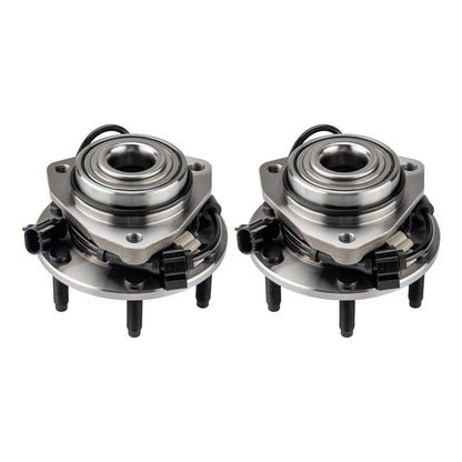 2pc Front Wheel Hub Bearings for Chevy Trailblazer GMC Envoy Buick Rainier (2002–2009)