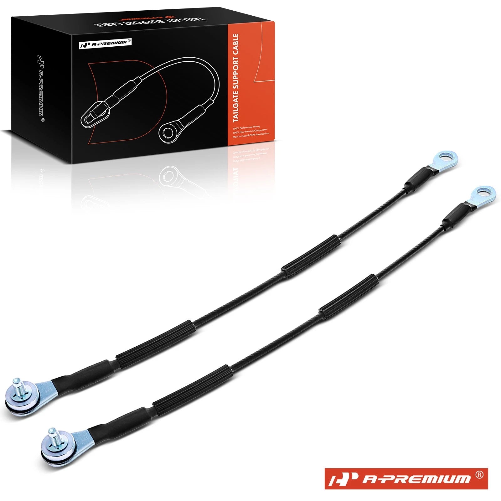 2X Tailgate Support Cable for Chevy Colorado GMC Canyon (2015–2023)