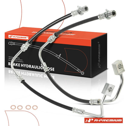 2X Front Brake Hydraulic Hose for Chevy Suburban (2001–2006)