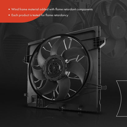 Cooling Fan Assembly with Shroud for Mercedes-Benz GLE43 AMG GLE350 (2016–2020)