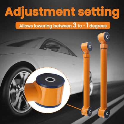 Adjustable Front Upper Lower Control Arms for Dodge Ram 3500 (1994–2009) 4X4 0-6" Lift