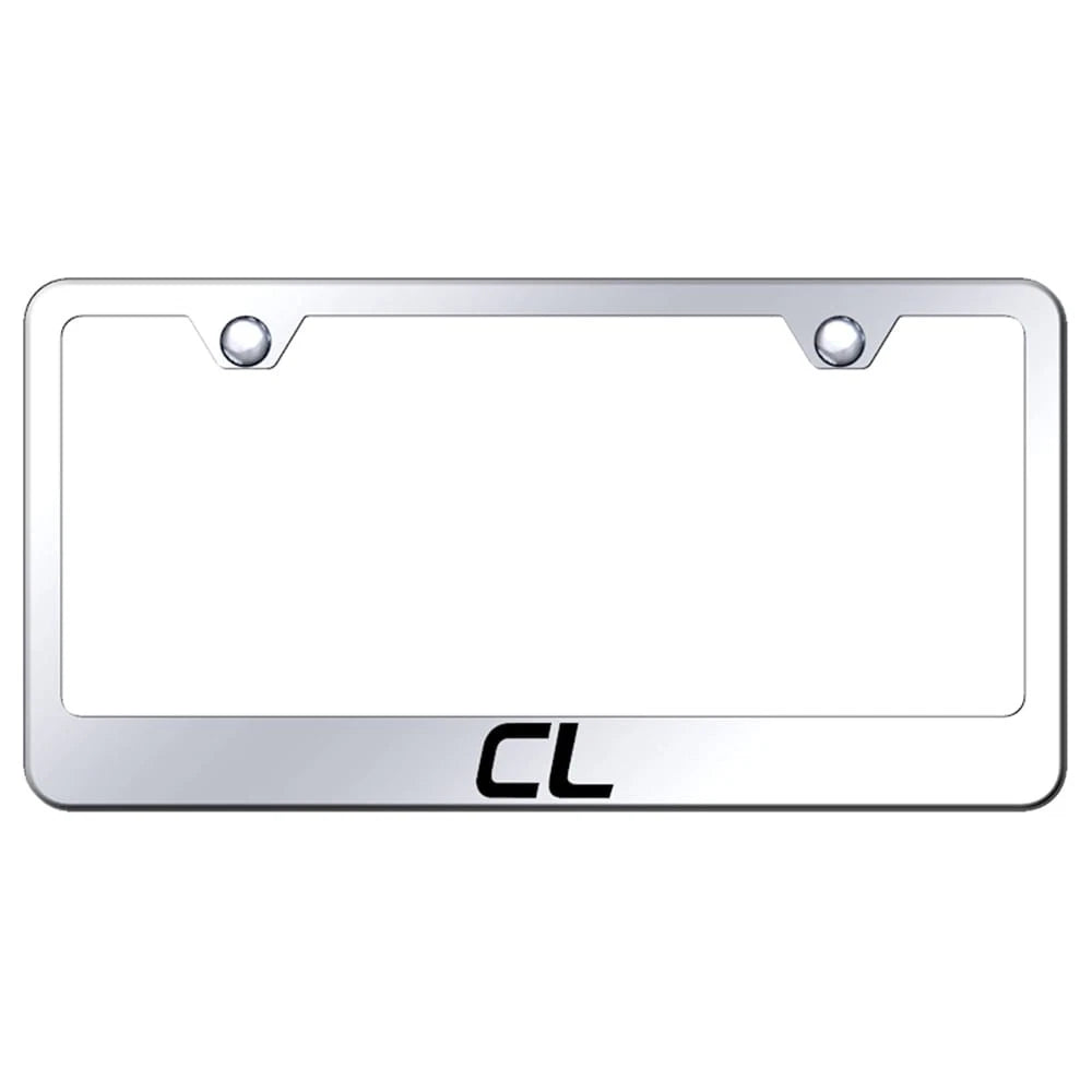 Name Etched on Mirrored License Plate Frame - Officially Licensed for Acura CL