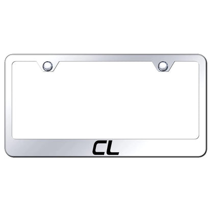 Name Etched on Mirrored License Plate Frame - Officially Licensed for Acura CL