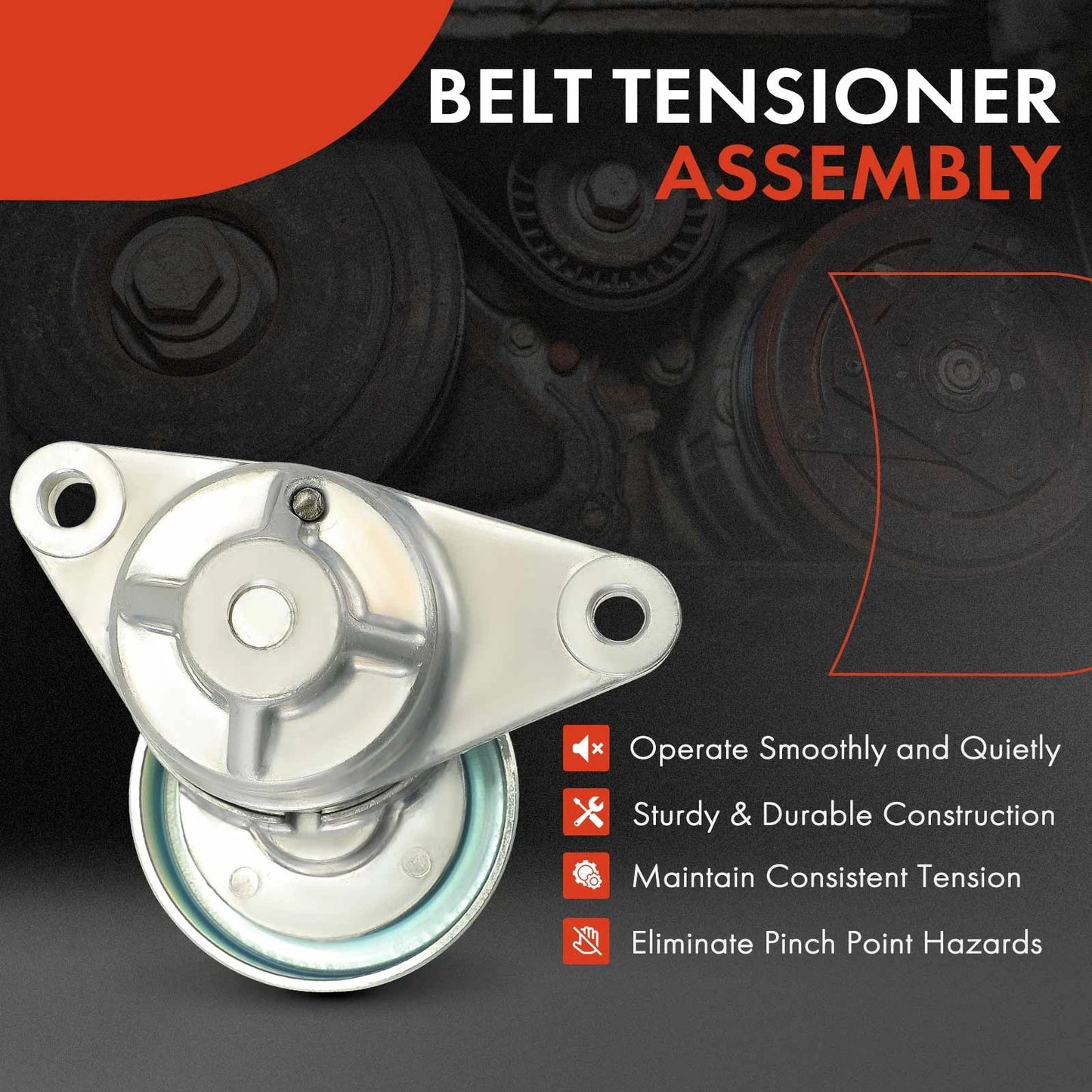Belt Tensioner with Pulley for Suzuki Epica Chevrolet Verona (2004–2006)
