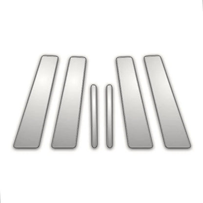 6pc Pillar Covers Chrome Replacement for Hyundai Amanti (2004–2010)