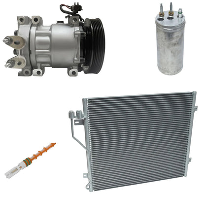 AC Compressor Kit With Condenser for Jeep Liberty 2.4L (2004–2007)