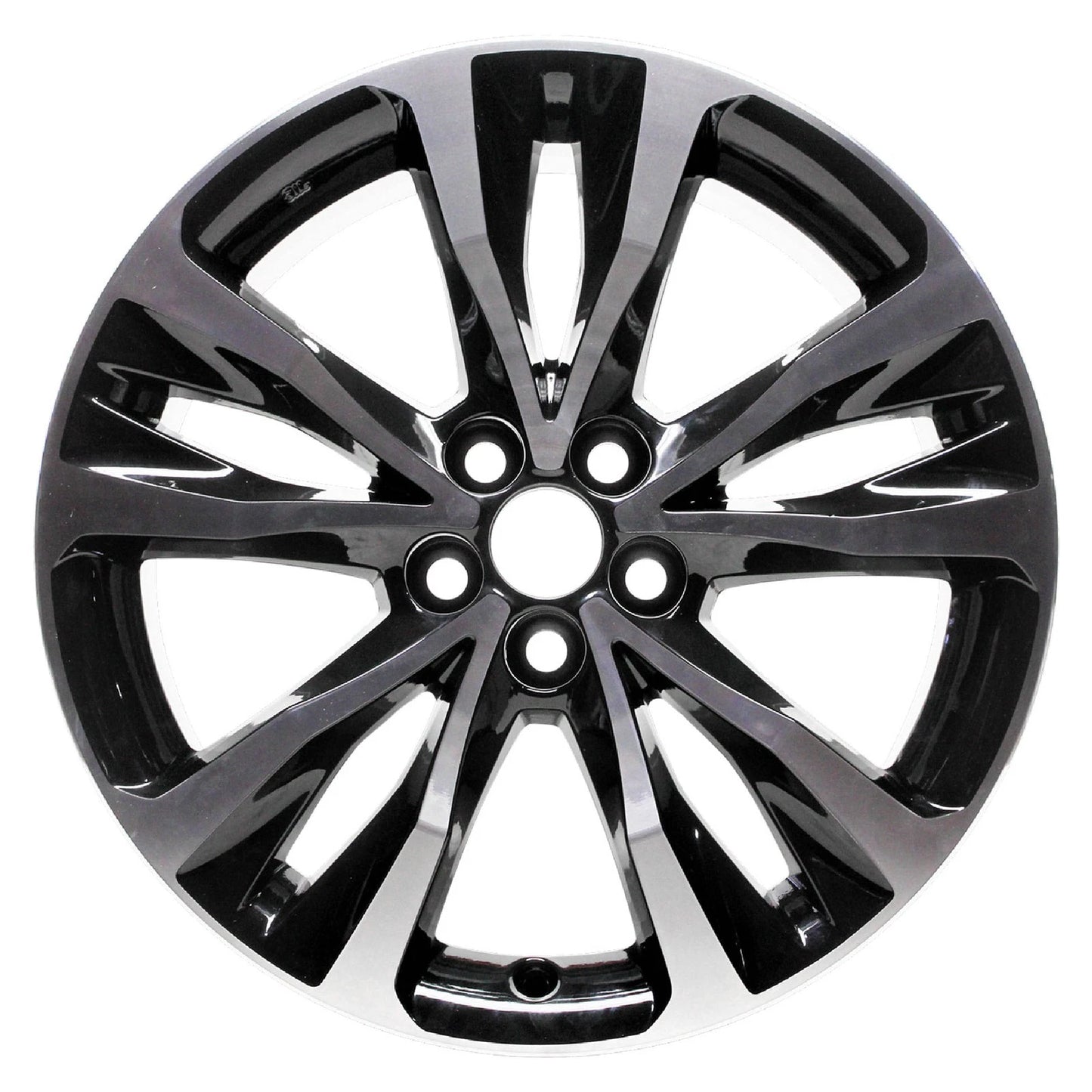 17" Machined w/Black Pockets Rim by JTE Wheels for 2017-18 Toyota Corolla (17x7)