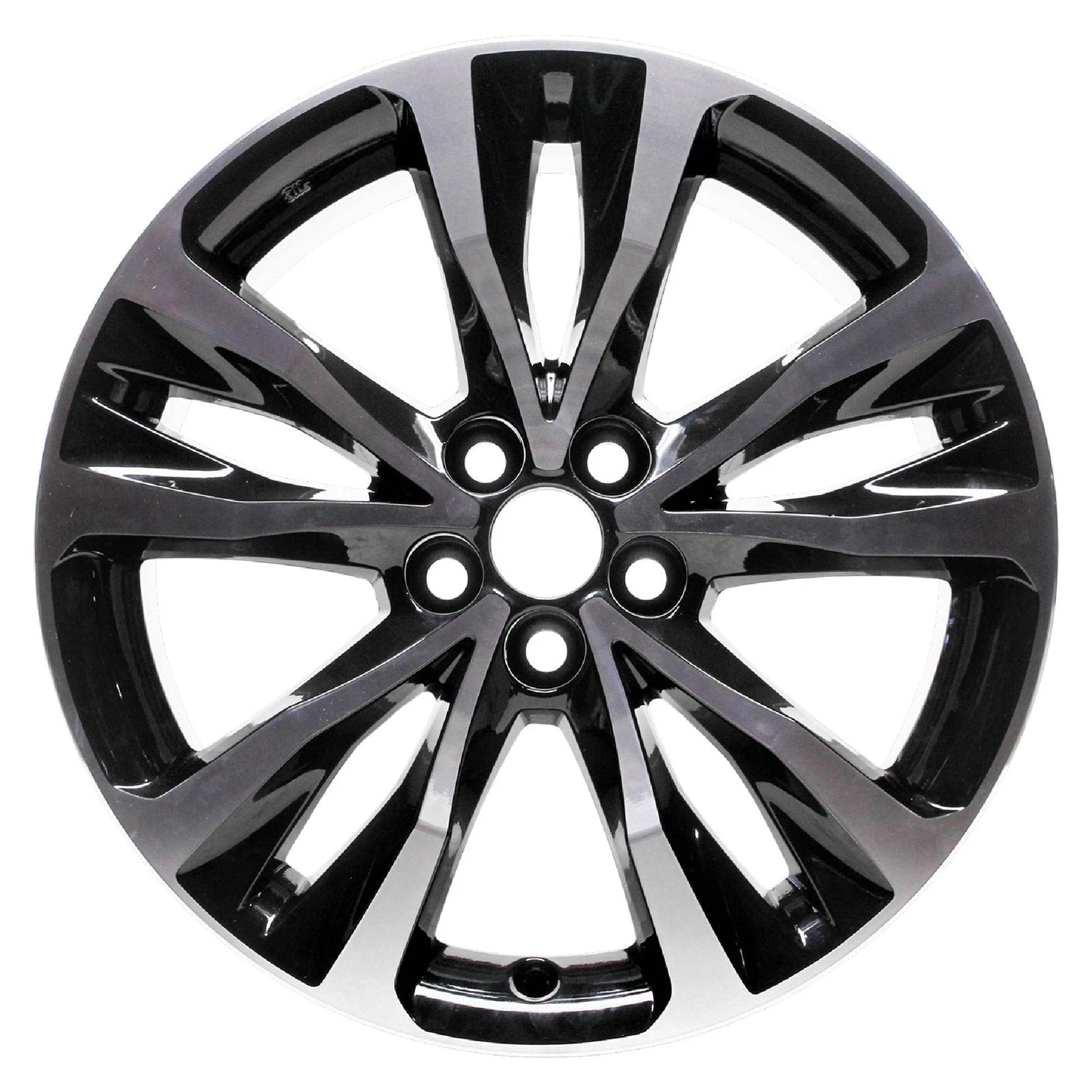 17" Machined w/Black Pockets Rim by JTE Wheels for 2017-18 Toyota Corolla (17x7)