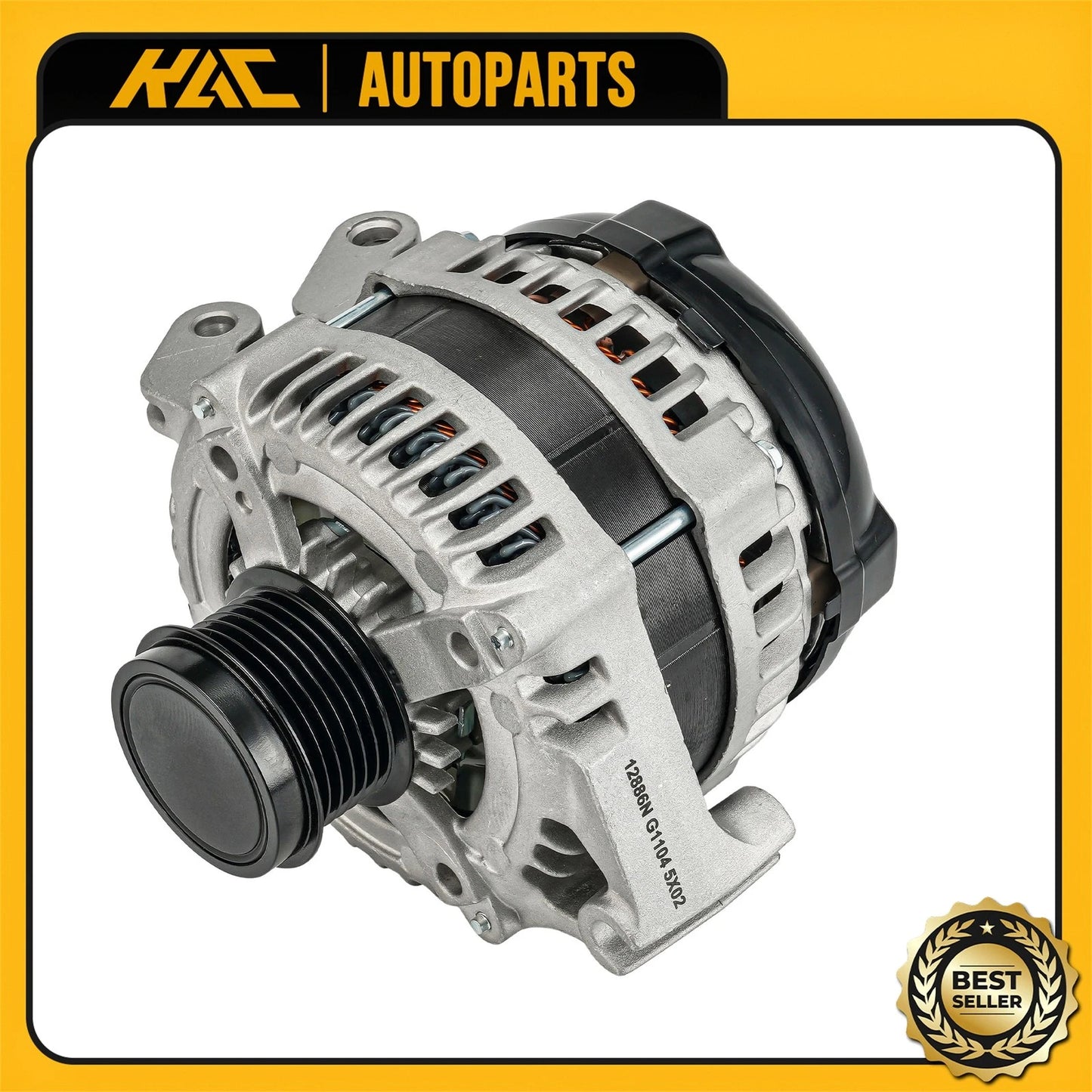 Alternator for Jeep Cherokee 3.2L (2014–2022) Chrysler 200 3.6L (2015–2017)