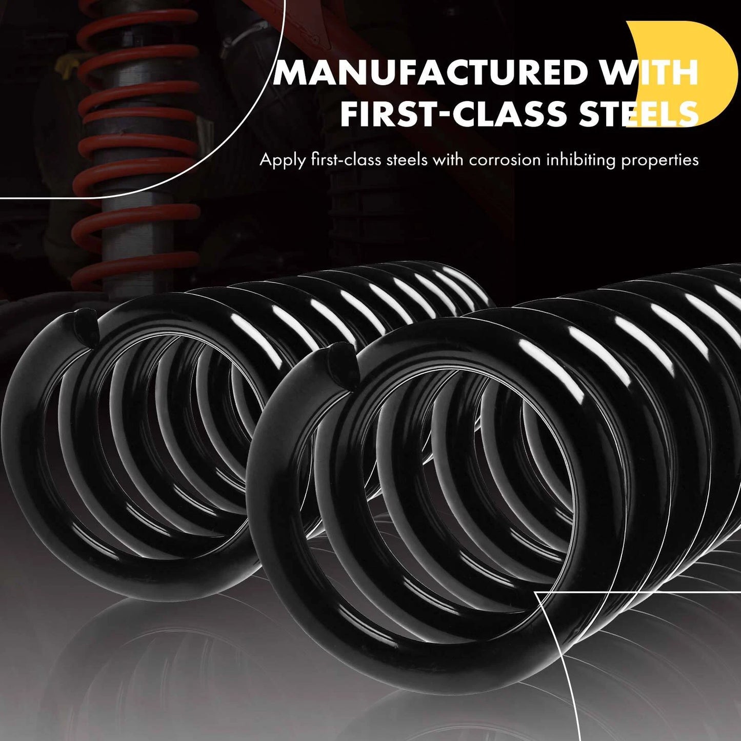 2X Rear Side Suspension Coil Springs for Mercedes W210 (1996–2002)