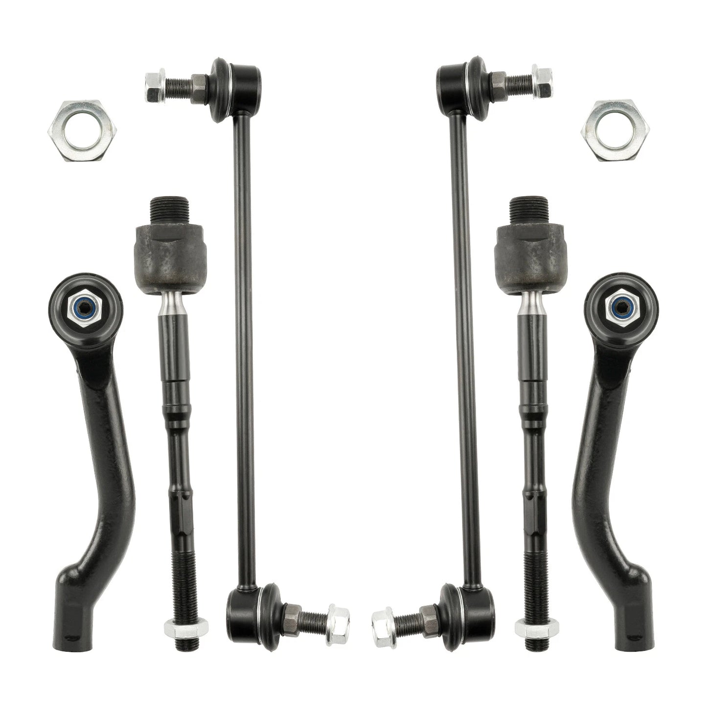 Front Control Arm, Tie Rod & Sway Bar Kit for Nissan Rogue (2008–2015)