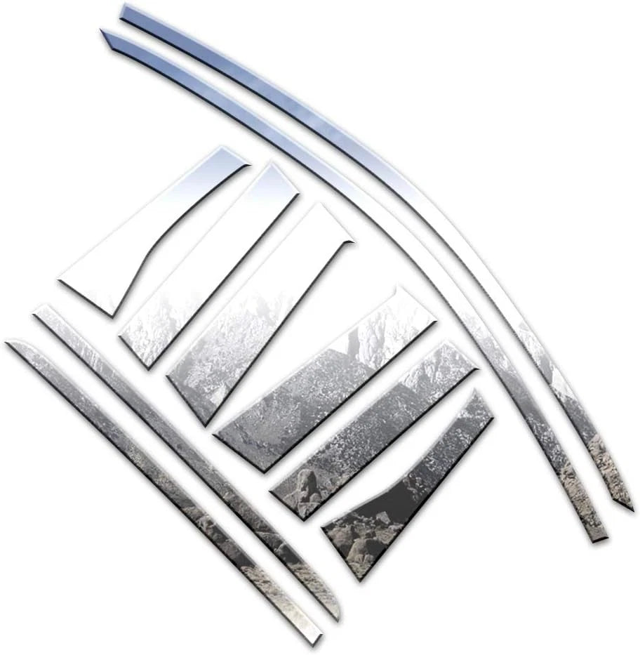 Chrome Window Package with Pillar Posts for Mitsubishi Outlander (2007–2009)